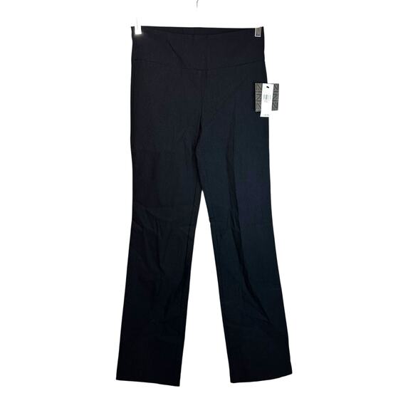 NWT iZ Byer Womens Pull On Mid Rise Bootcut Trouser Dress Pants Black S Stretch - Picture 1 of 10